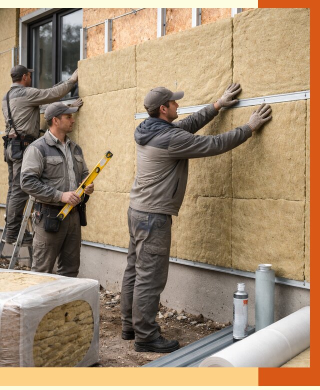 Утепление дома из SIP панелей в Новокубанске от 6447 руб./м² под ключ | ТепломастерНкб