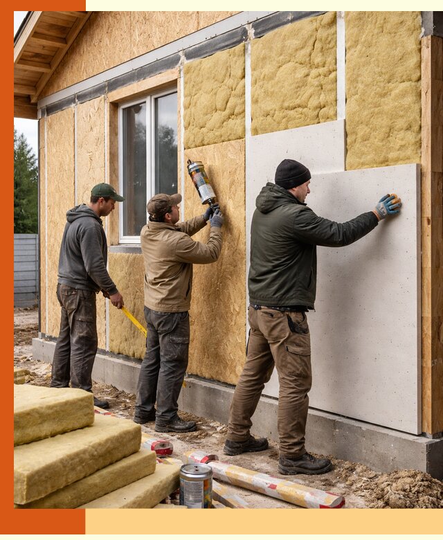 Профессиональное утепление дома из SIP-панелей в Новокубанске