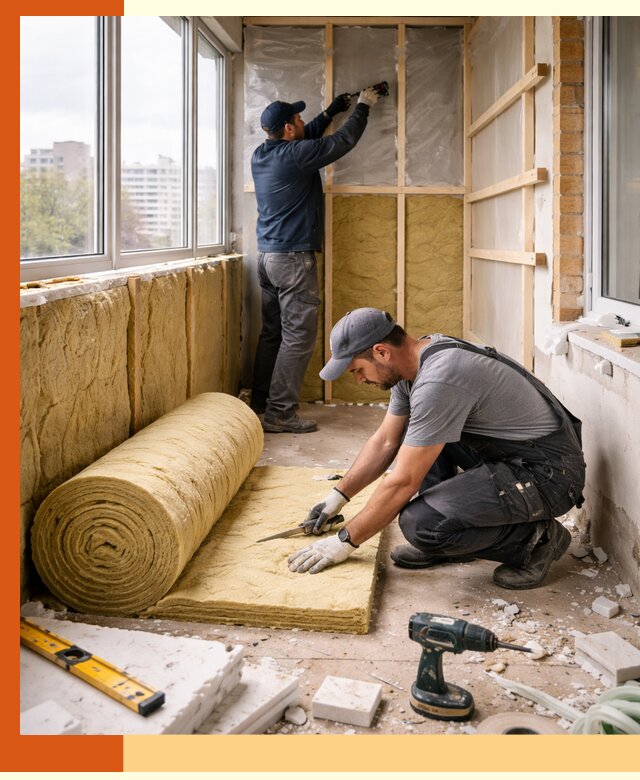 Утепление балкона под ключ в Новокубанске качественно и быстро