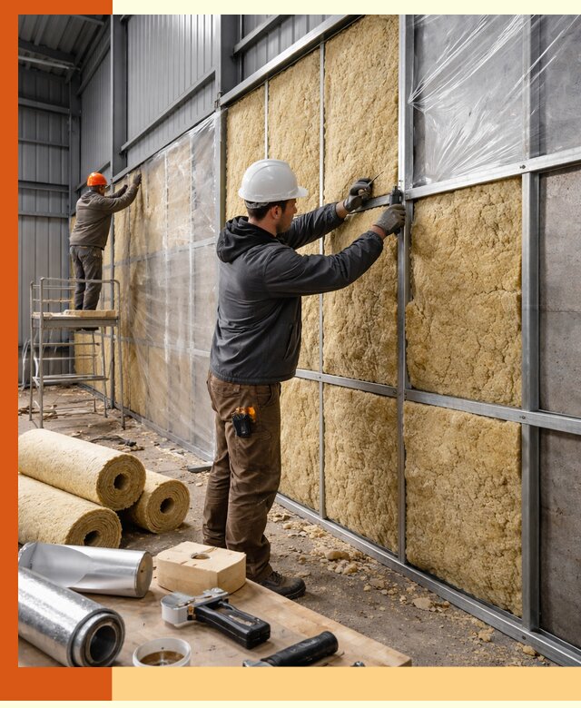 Утепление ангара в Новокубанске — профессиональная теплоизоляция помещений