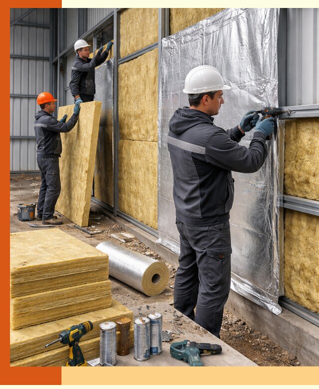 Утепление металлического ангара профессионально в Новокубанске