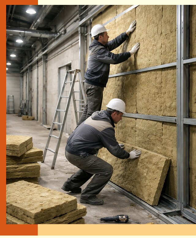 Утепление цеха под ключ в Новокубанске с гарантией качества