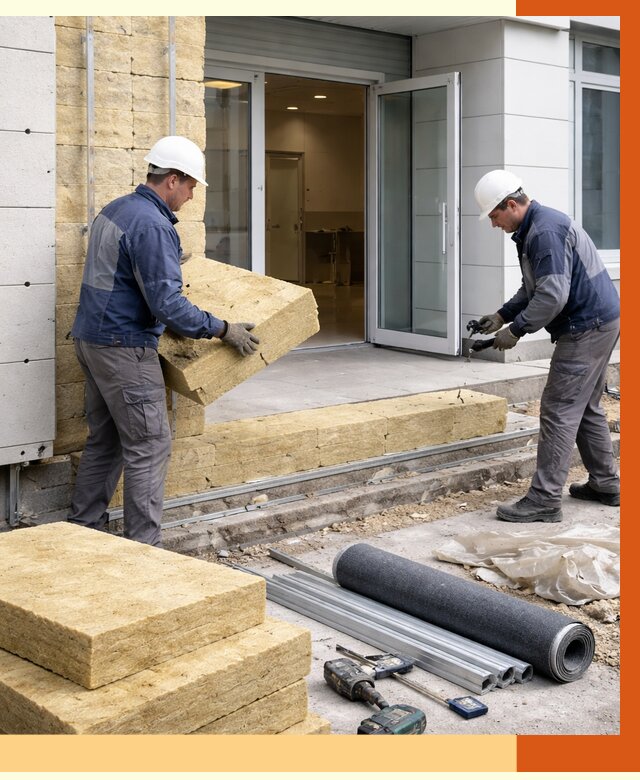 Утепление медицинского центра в Новокубанске под ключ от 12998 руб./м² | ТепломастерНкб