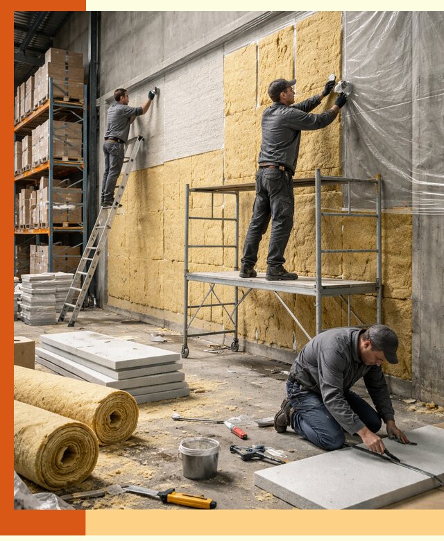 Утепление холодного склада под ключ в Новокубанске