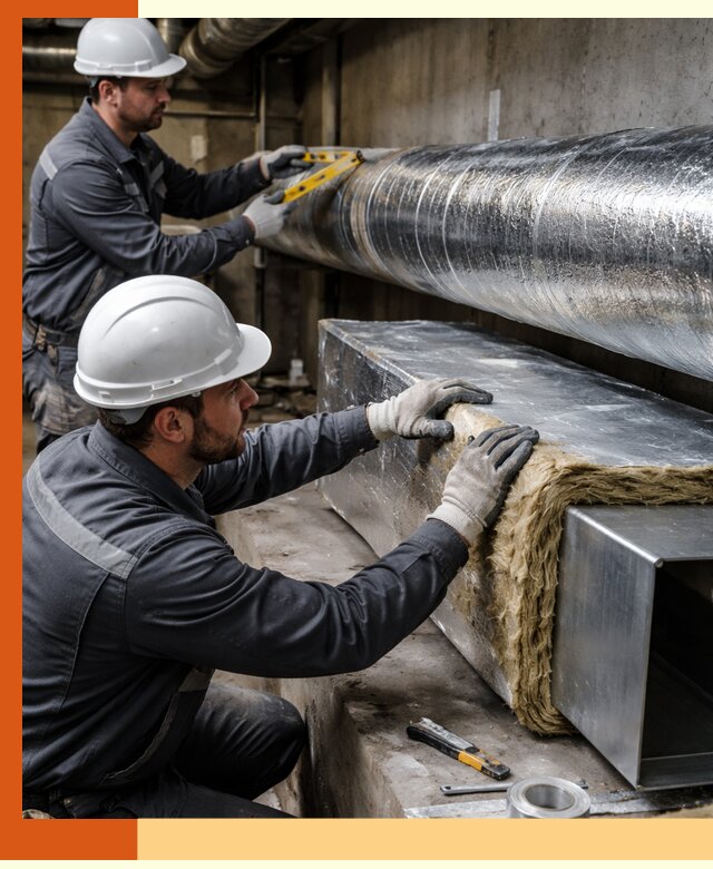 Профессиональное утепление воздуховодов и теплоизоляция в Новокубанске