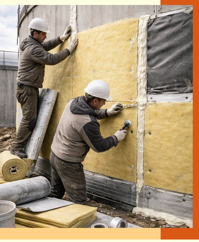 Утепление резервуара в Новокубанске от 28595 руб/м2 — монтаж ППУ и комплекс под ключ | ТепломастерНкб