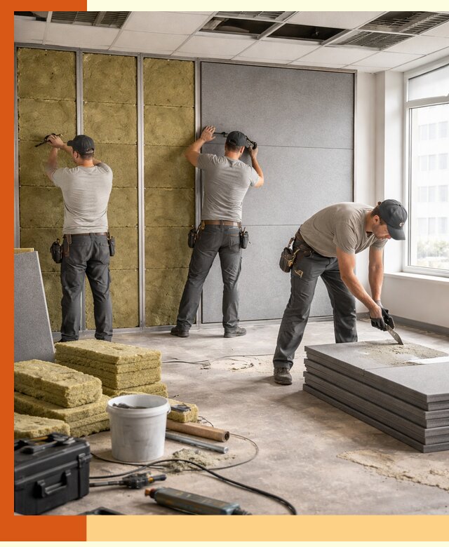 Профессиональная шумоизоляция офисов в Новокубанске для комфорта сотрудников