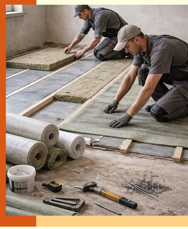 Шумоизоляция пола в Новокубанске — профессиональная звукоизоляция помещений