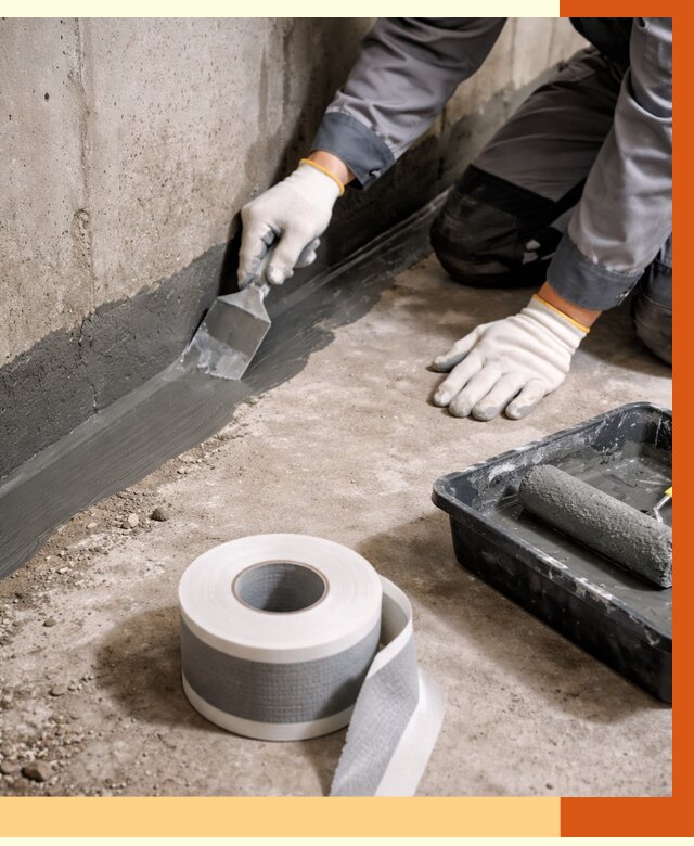 Гидроизоляция швов и герметизация стыков в Новокубанске от 1300 руб. | ТепломастерНкб